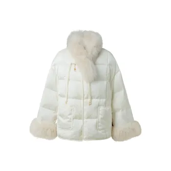 3COLOUR Down Jacket Women's Milk White