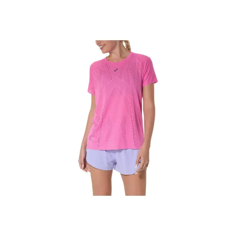 Asics x Lucy Charles-Barclay METARUN SS FW24 T-Shirt Women's Pink-0