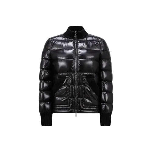 Moncler Arcelot High Neck Puffer Taupe Jacket