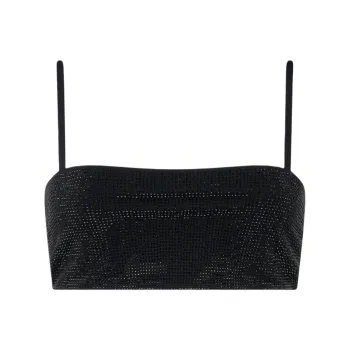 MC2 SAINT BARTHELEMY Strapless Top Women's Black