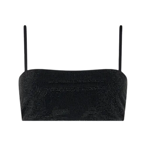 MC2 SAINT BARTHELEMY Strapless Top Women's Black