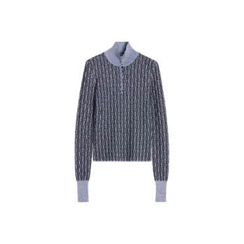 Lanvin Lurex Thread Turtleneck Jumper
