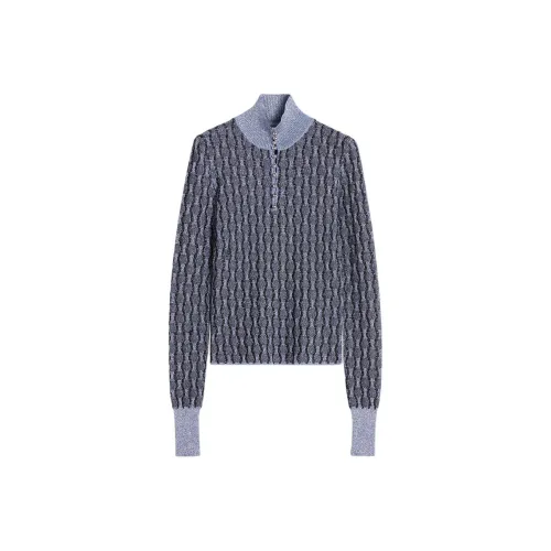 Lanvin Lurex Thread Turtleneck Jumper