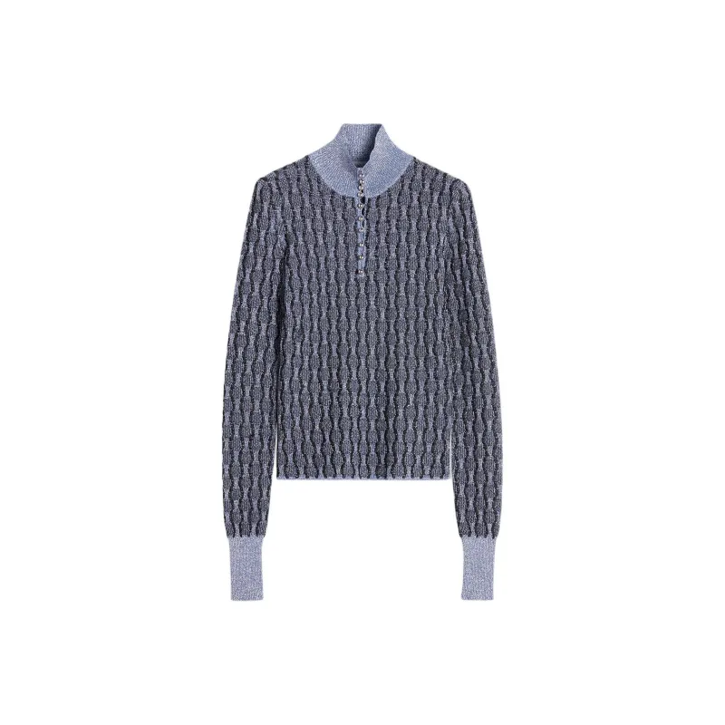 Lanvin Lurex Thread Turtleneck Jumper-0