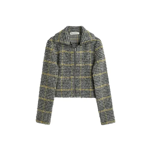 OUR LEGACY Houndstooth pattern Brushed knit Jacket