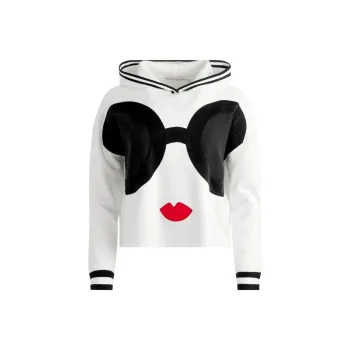 ALICE+OLIVIA Oscar Stace Face-print Hoodie