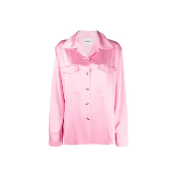 NANUSHKA Justina Satin Shirt