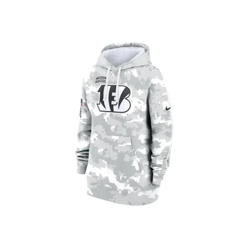 Nike Cincinnati Bengals Salute To Service Primary Edge Club Women's Nike Nfl Pullover Hoodie