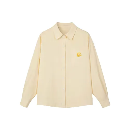 POPO.INFO sleeve Shirts Women's Yellow