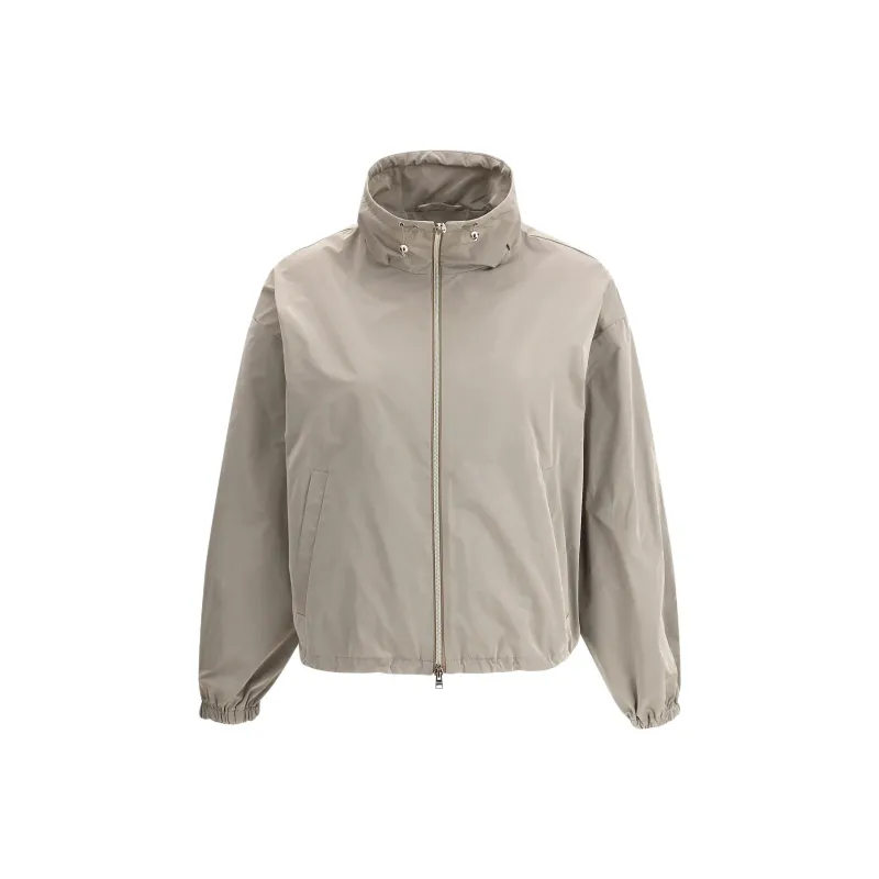 HERNO Drawstring Zip Up Jacket-0