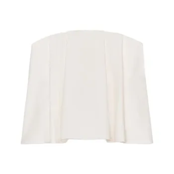 ZARA Strapless Top Women's Raw White