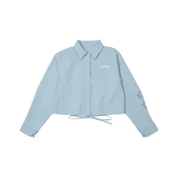 JIKOO Shirts Women's Gray Blue