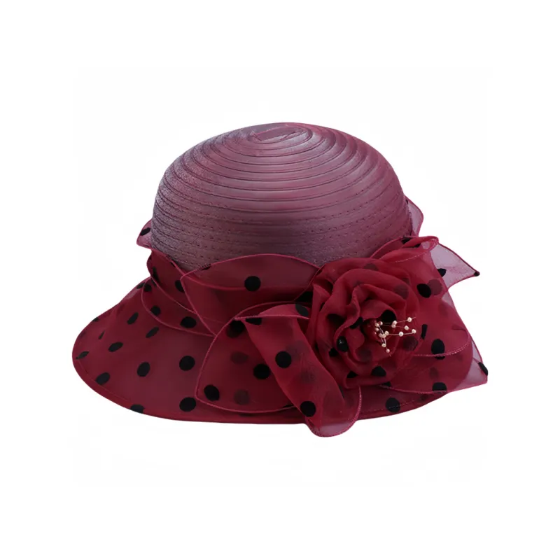 Yalu Organza Sun Protection Hats Women's-3