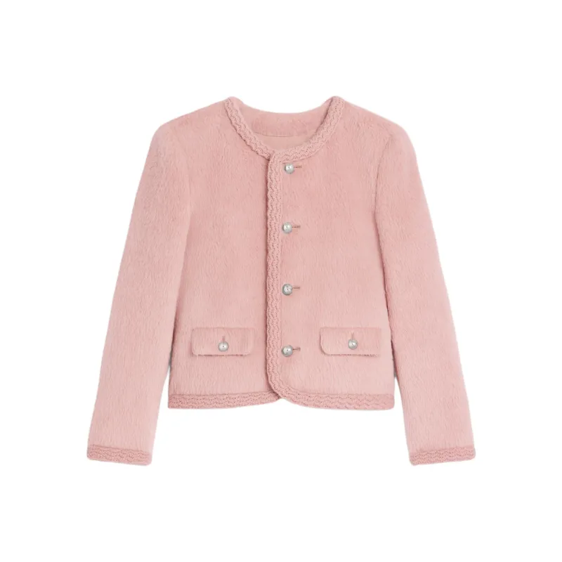 CELINE Chelsea Jacket In Alpaca Wool-0