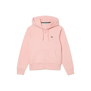 LACOSTE Logo patch Zipped Hoodie