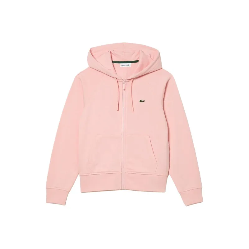 LACOSTE Logo patch Zipped Hoodie-0