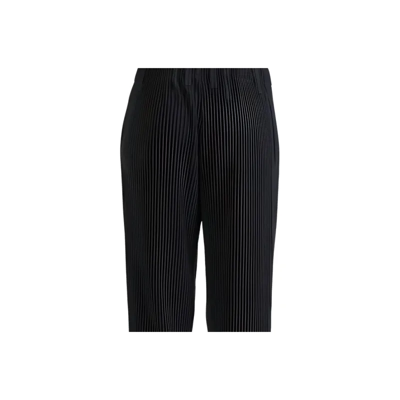Homme Plissé Issey Miyake Casual Pants Men's Black-4