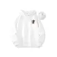 White, Fleece-Lined