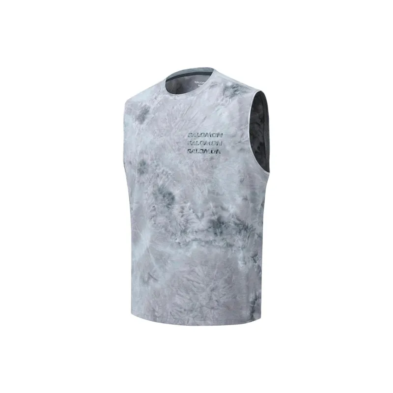 SALOMON Tank Tops Men Gray-2
