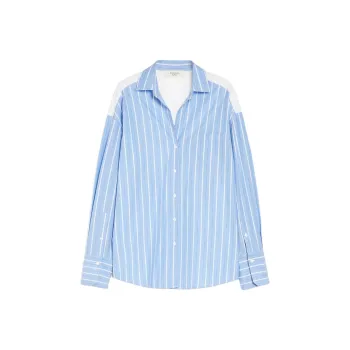 WEEKEND MaxMara Striped Embroidered Shirt