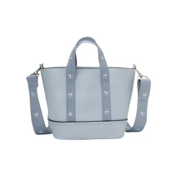 CALVIN KLEIN Synthetic Material Tote Bag Shopping Bag Crossbody One Shoulder Handbags Mini Women's Light Blue
