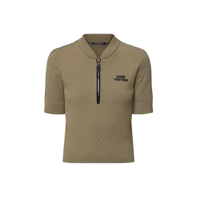 LOUIS VUITTON SS24 Knitwear Women's Khaki-0