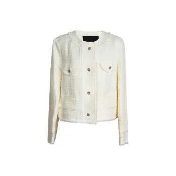 ROEYSHOUSE Jackets Coats Women's Ecru