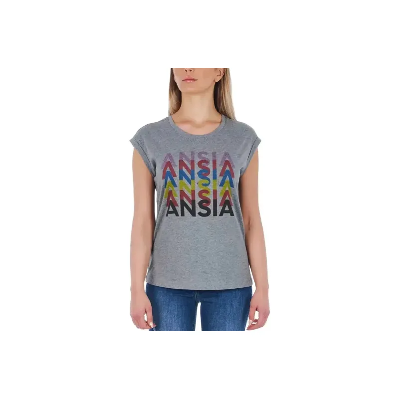 Frankie Morello T-Shirt Women's Gray-0