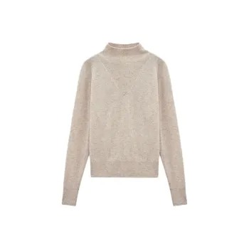 INSUN Cashmere Sweater Women's Ecru
