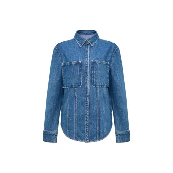 Lost In Echo Shirt Women's Denim Blue