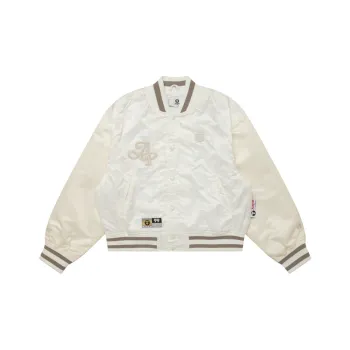 Aape Moonface Logo Varsity Jacket