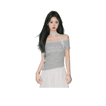 FOREVER 21 Regular T Shirt Women's Gray