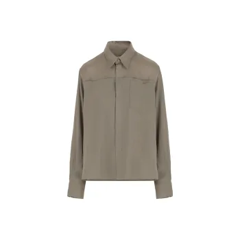 AMIPARIS Paris Ami De Coeur Long Sleeved Plain Shirt