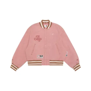 Aape Moonface Logo Varsity Jacket