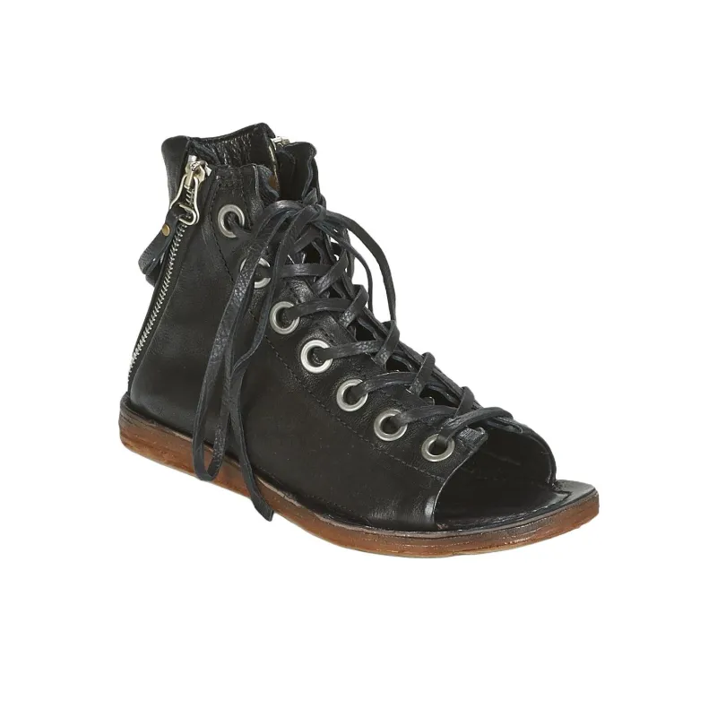 AirStep Roman Sandals Women's Black-3