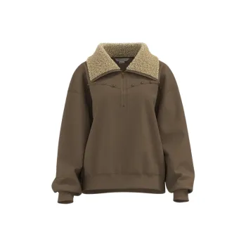 URBAN REVIVO Sweatshirts Women's Dark Coffee Brown