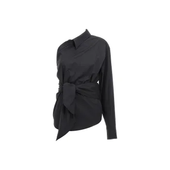 MOSCHINO Asymmetric One Shoulder Shirt