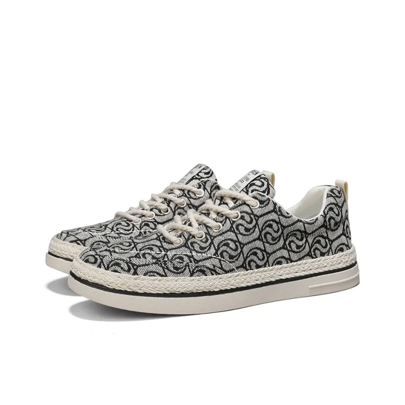 RENBEN Breathable And Lightweight Low Top Canvas Shoes Men's-15