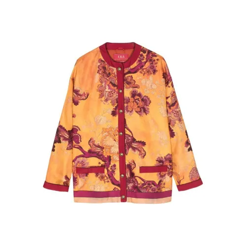F.R.S For Restless Sleepers Graphic-print Silk Jacket