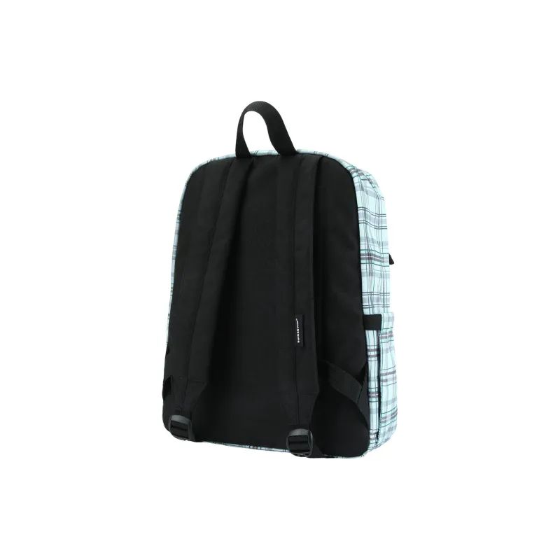 SUISSEWIN Polyester Backpack Unisex Green Plaid Sub Color-2