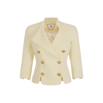 Elisabetta Franchi Jackets & Coats Women's Yellow