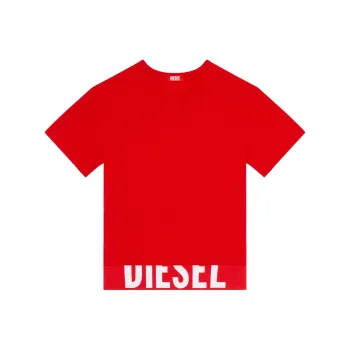 DIESEL Logo Waistband Sporty Cropped Top
