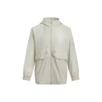 Under Armour Crinkle Wvn Jacket Women's Ferret White Gray