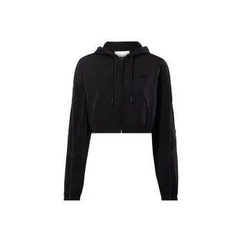 Reebok Hooded Cropped Track Jacket