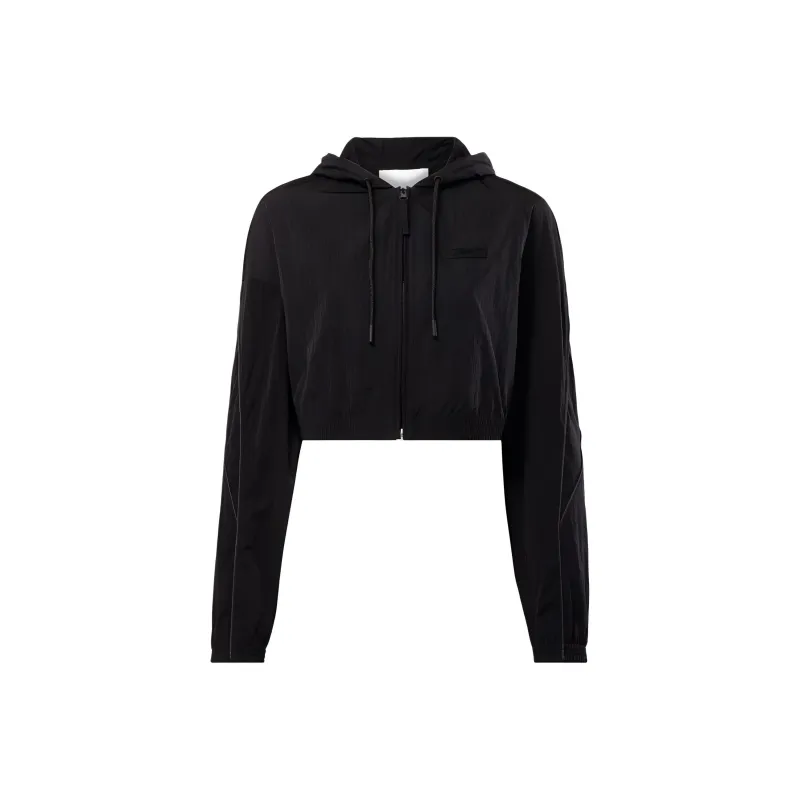 Reebok Hooded Cropped Track Jacket-0