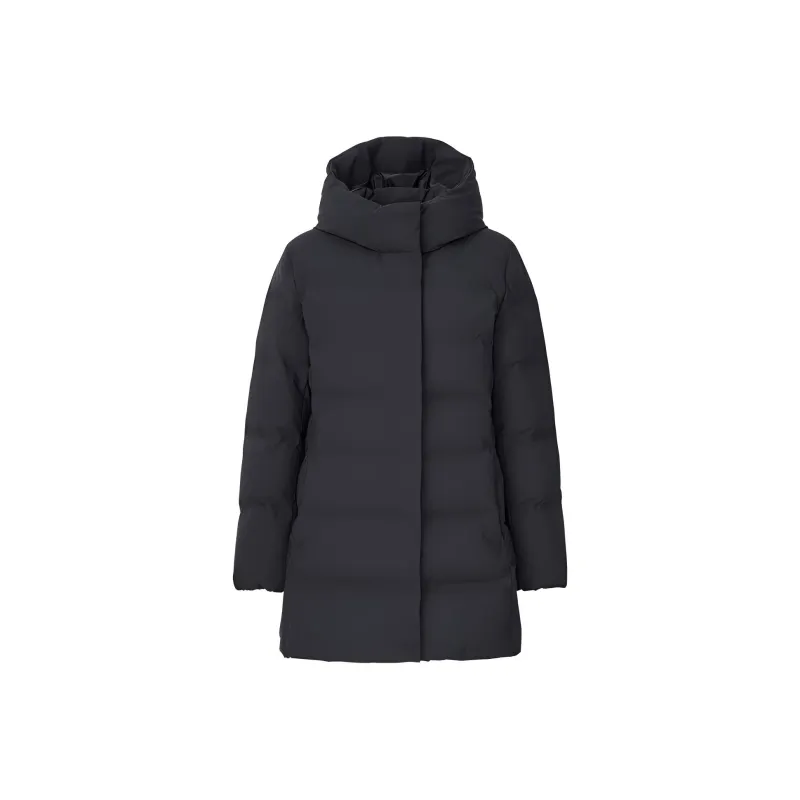 UNIQLO Down Jacket Women's Snow Mountains Black-0