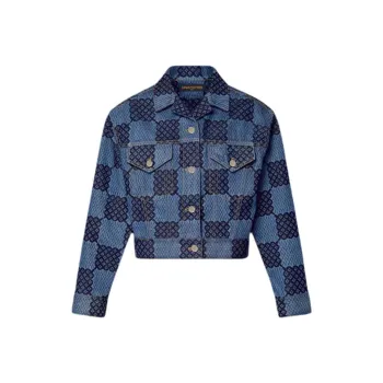 LOUIS VUITTON Damier Denim Jacket