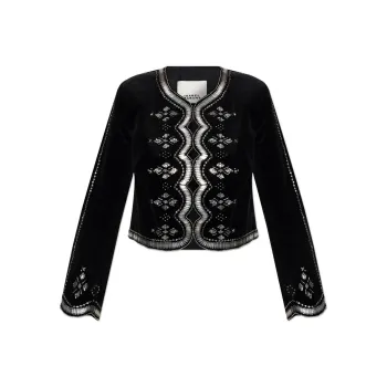 ISABEL MARANT Sequin Embellished Cropped Jacket