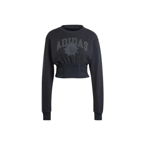 Adidas Originals Dark Academia Crew SWEATSHIRT Women's Black