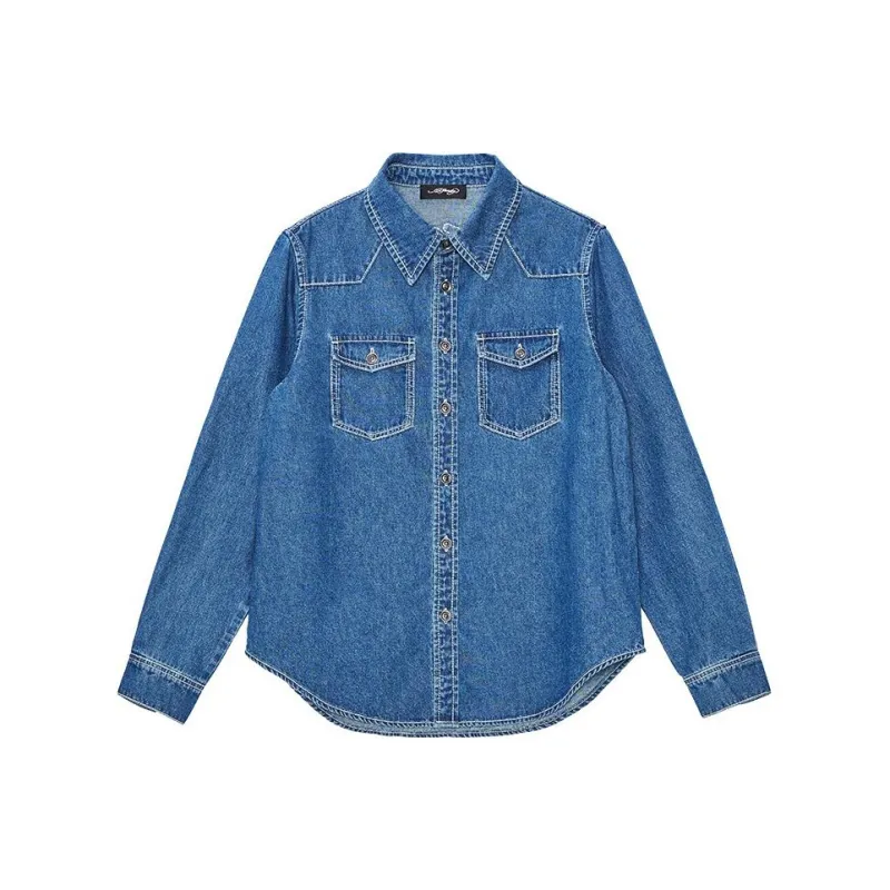 Ed Hardy SS24 Shirt Women's Indigo-0